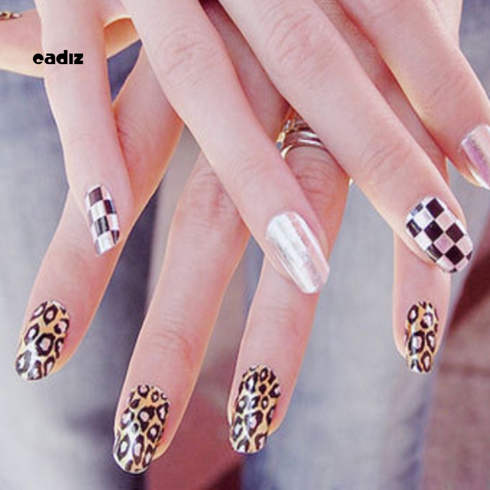 Bộ 10 Cây Dũa Móng Tay Dạng Khối Độc Đáo