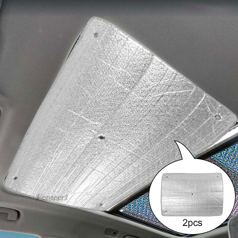 1 [Fenteer1] Bộ 2 Tấm Che Nắng Bằng Kính Trọng Lượng Nhẹ Cho Byd Atto 3 Yuan Plus