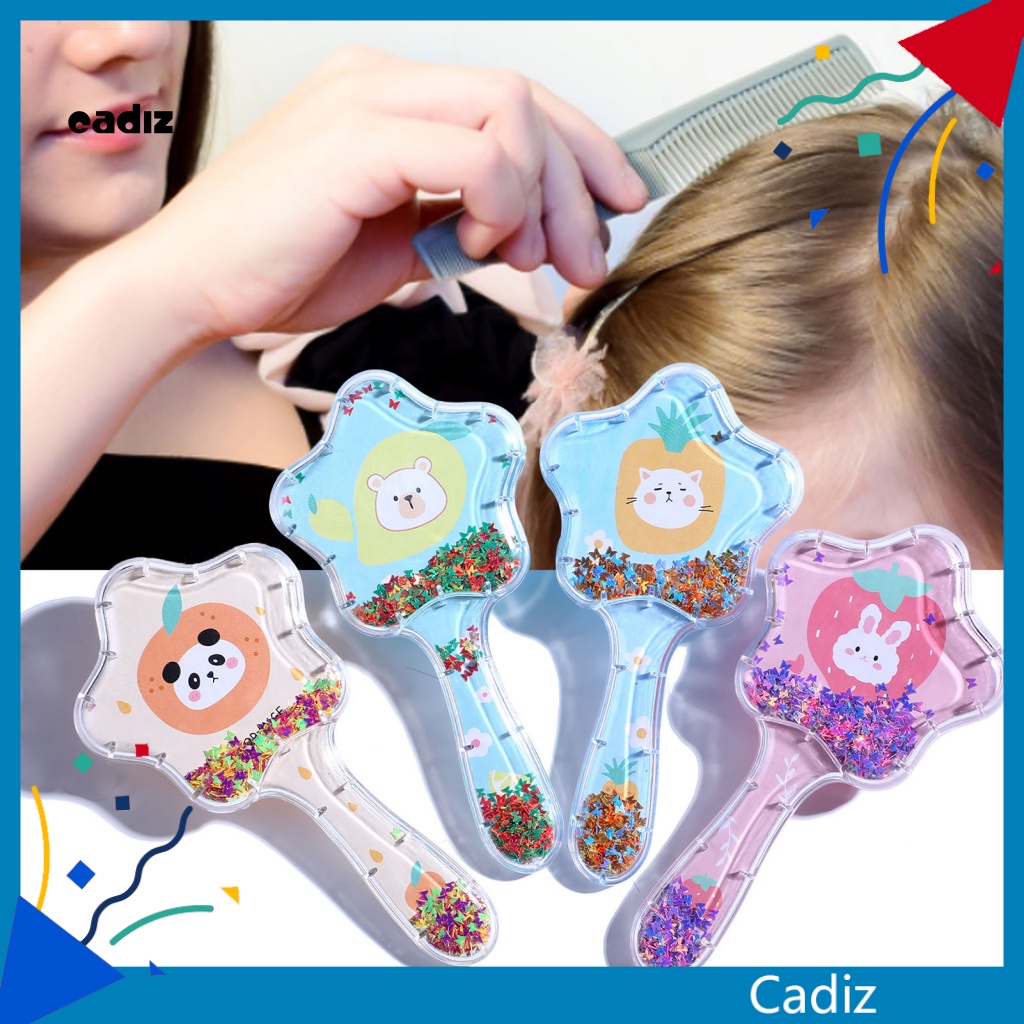 Lược Uốn Cong Lông Mi Bằng ABS Họa Tiết Hoạt Hình Lấp Lánh Tinh Tế Cho Bé