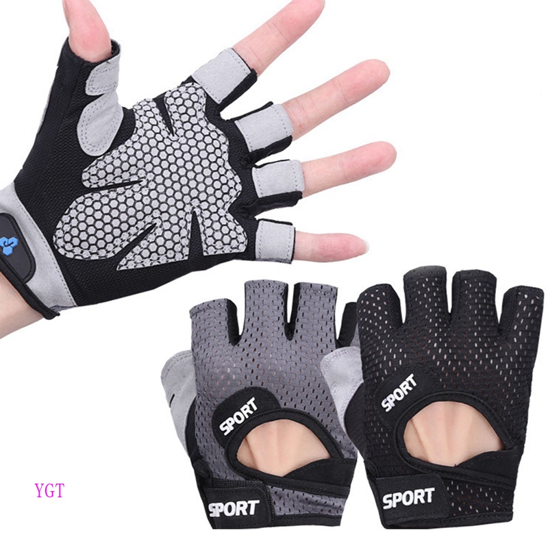 Găng Tay Nửa Ngón Chống Trượt Thoáng Khí Tiện Dụng