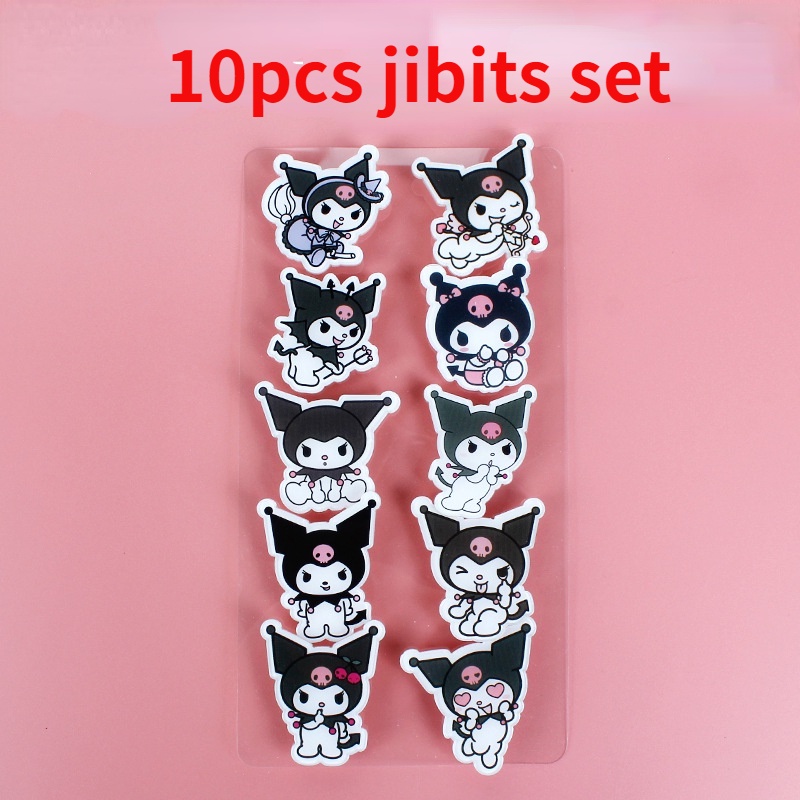 Set 10 Ghim Trang Trí Giày Hình Nhân Vật Hoạt Hình Ultraman Jibbitz