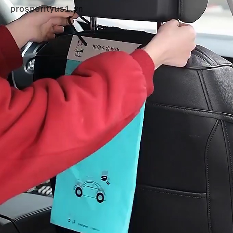 1 [prosperityus1] 30 Túi Đựng Rác Tự Dính Chống Rò Rỉ Cho Ô Tô [VN]