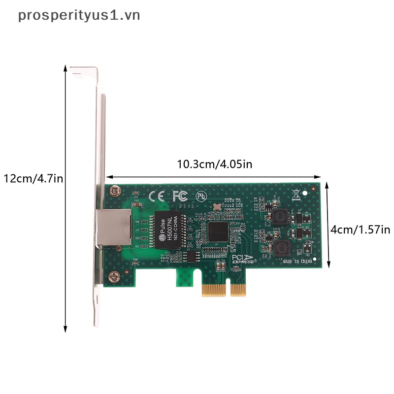 1 Bộ Điều Hợp Mạng Gigabit Ethernet 82574L PCI-E X1 RJ-45 LAN prosperityus1 [1Set 1000Mbps]