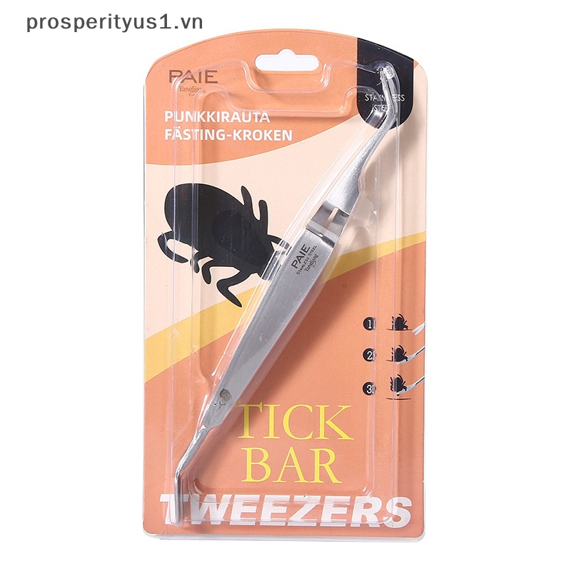 Nhíp Nhổ Lông Mèo Chuyên Nghiệp Bằng Thép Không Gỉ 2 Trong 1