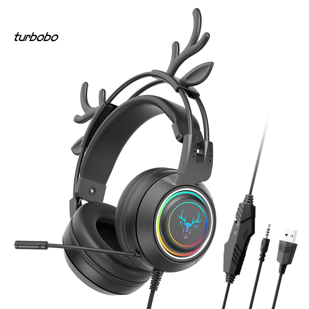 Tai Nghe Chụp Tai Có Dây Chống Ồn SY-G25 Jack 3.5mm In Hình Hươu Hoạt Hình Nhiều Màu Sắc