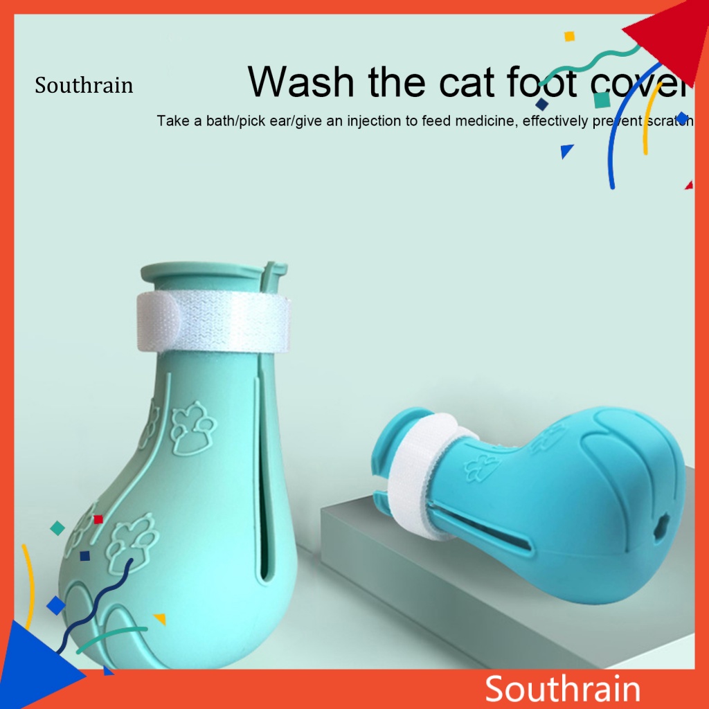 Bộ 4 Vỏ Bọc Móng Vuốt Mèo Bằng Silicon Mềm Chống Trầy Xước