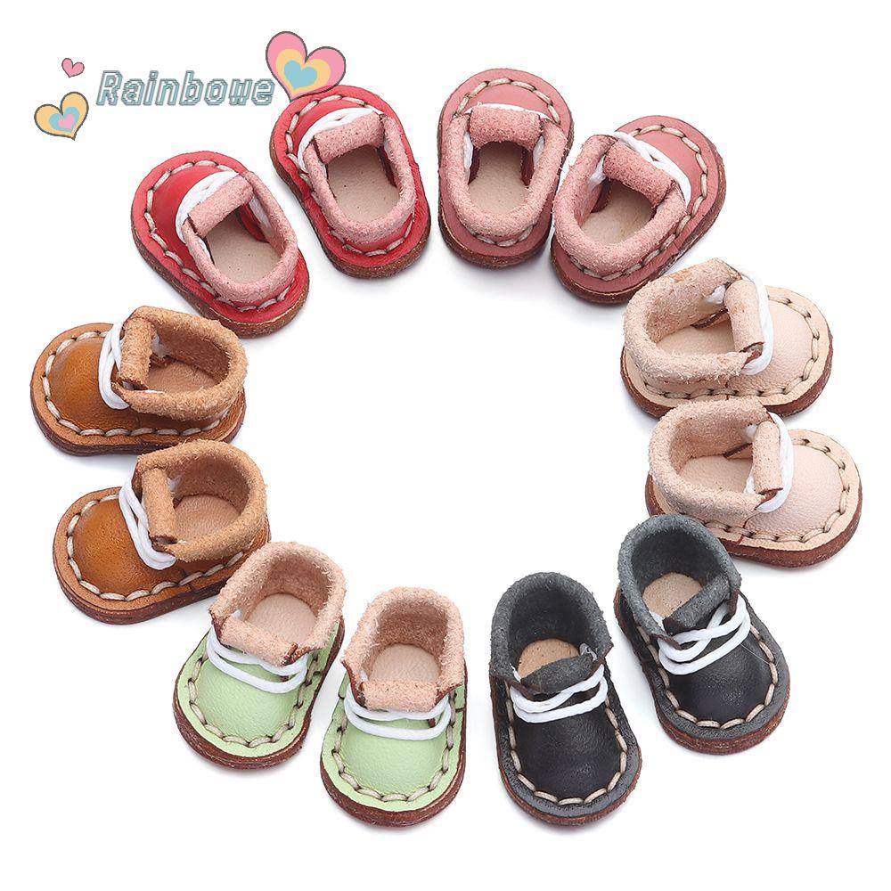 Giày Thể Thao Da Bò Cho Búp Bê obitsu11GSCbody9OB11 Tỉ Lệ 1 / 11 OB11