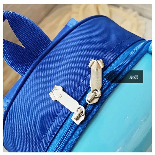 Ba Lô Đi Học Có Khóa Kéo In Họa Tiết Hoạt Hình 3D Xinh Xắn Dành Cho Bé