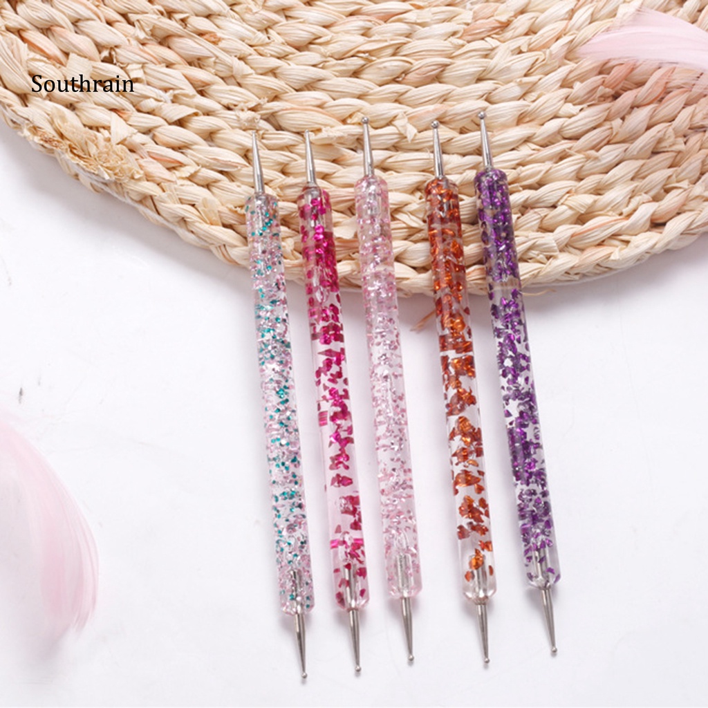 Set 5 Bút Hai Đầu Dùng Để Vẽ Họa Tiết Chấm Bi Trang Trí Móng Nghệ Thuật