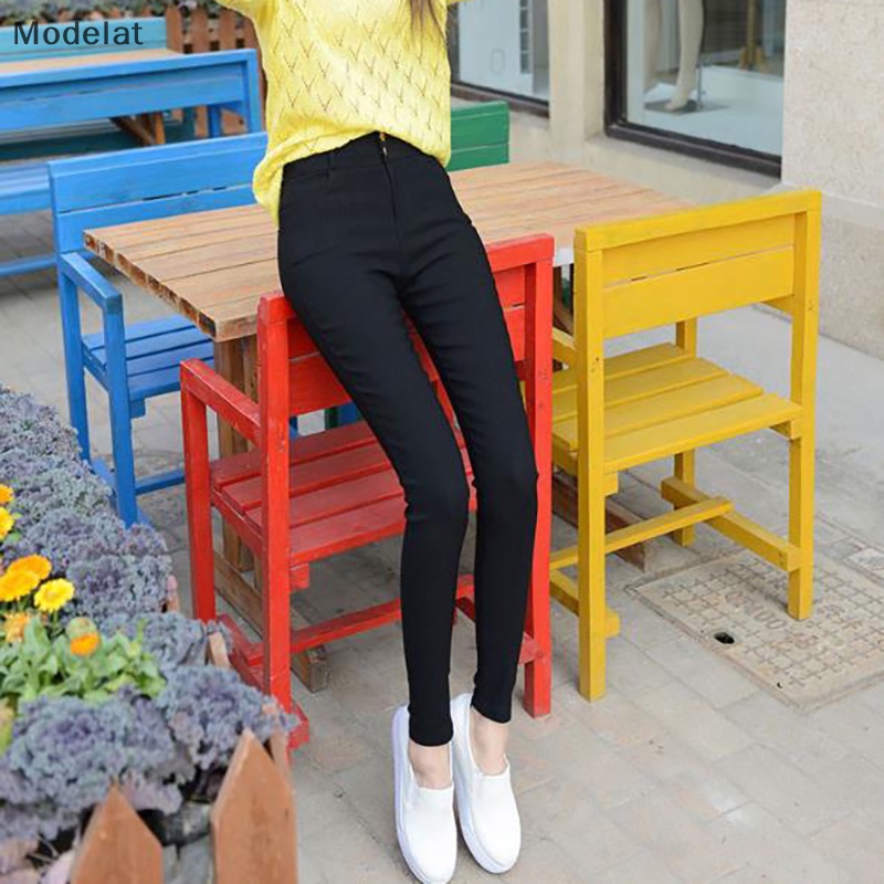 Quần Bút Chì Ba Nút Màu Đen Trơn Thời Trang MFC MFC