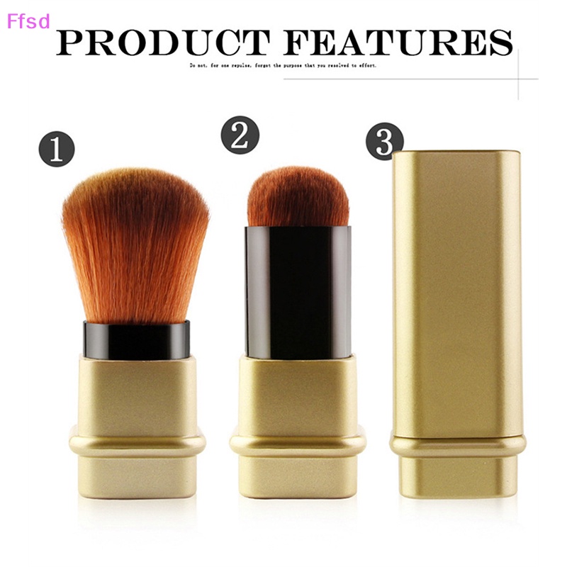 {Ffsd} Cọ Trang Điểm Phấn Má Hồng Phấn Nền Tạo Khối Có Thể Thu Gọn Di Động * Bán Chạy