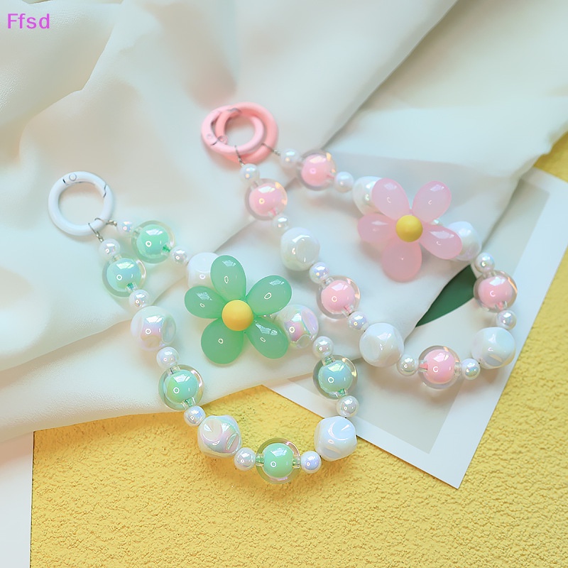 {Ffsd} 1 Dây Đeo Điện Thoại Chuỗi Hạt Pha Lê Thủ Công Thời Trang * Bán Chạy