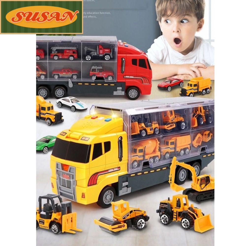 Bộ Đồ Chơi Xe Tải Xây Dựng Thú Vị Cho Bé