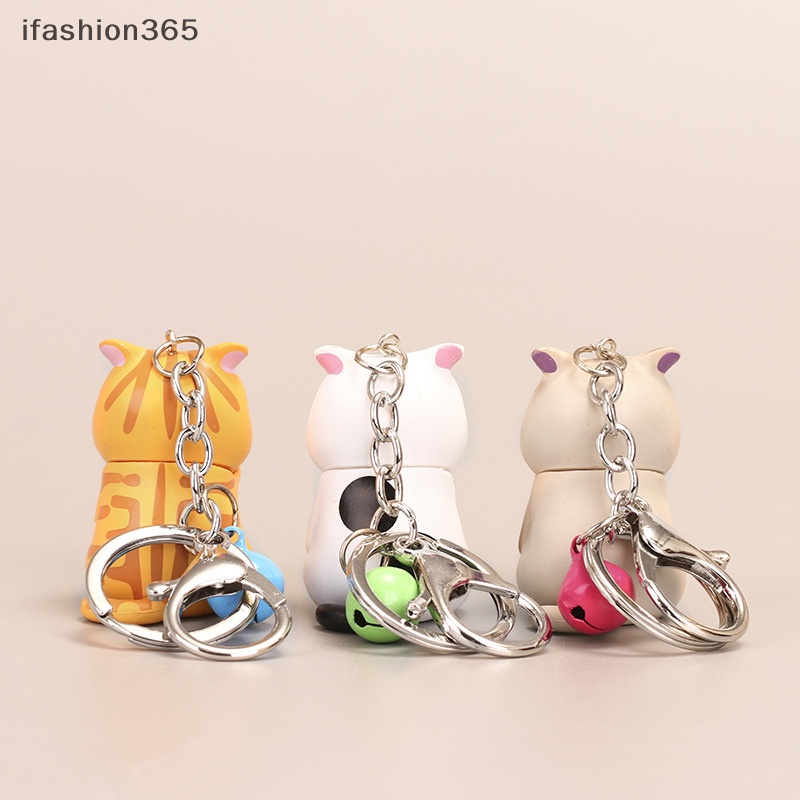 Móc Khóa Hình Mèo Chubby Dễ Thương ifashion365
