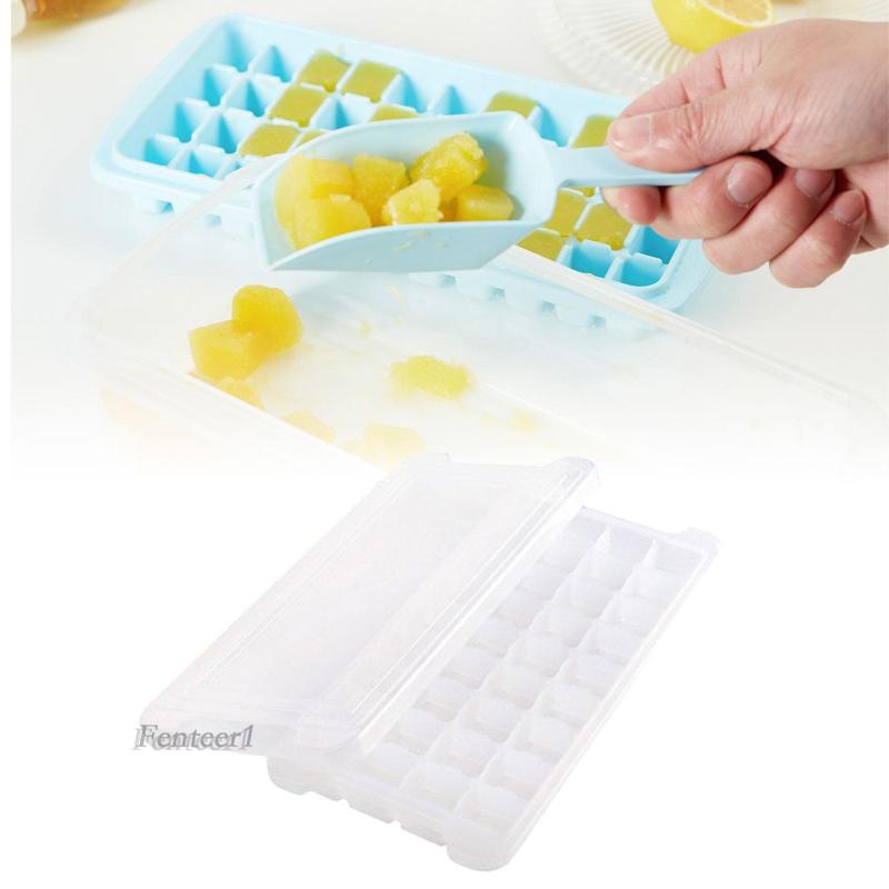 [Fenteer1] Khay Làm Nước Đá / Sô Cô La / Nước Ép Lạnh Dạng Nhấn