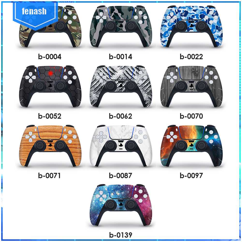 Miếng Dán Họa Tiết Rằn Ri Chống Thấm Nước Bảo Vệ Tay Cầm Chơi Game PS5 PS5 Không Dây