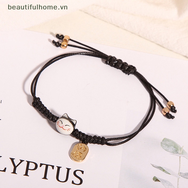 Vòng Tay Dây Thừng May Mắn Nhiều Màu Tùy Chỉnh Thời Trang Cho Nữ