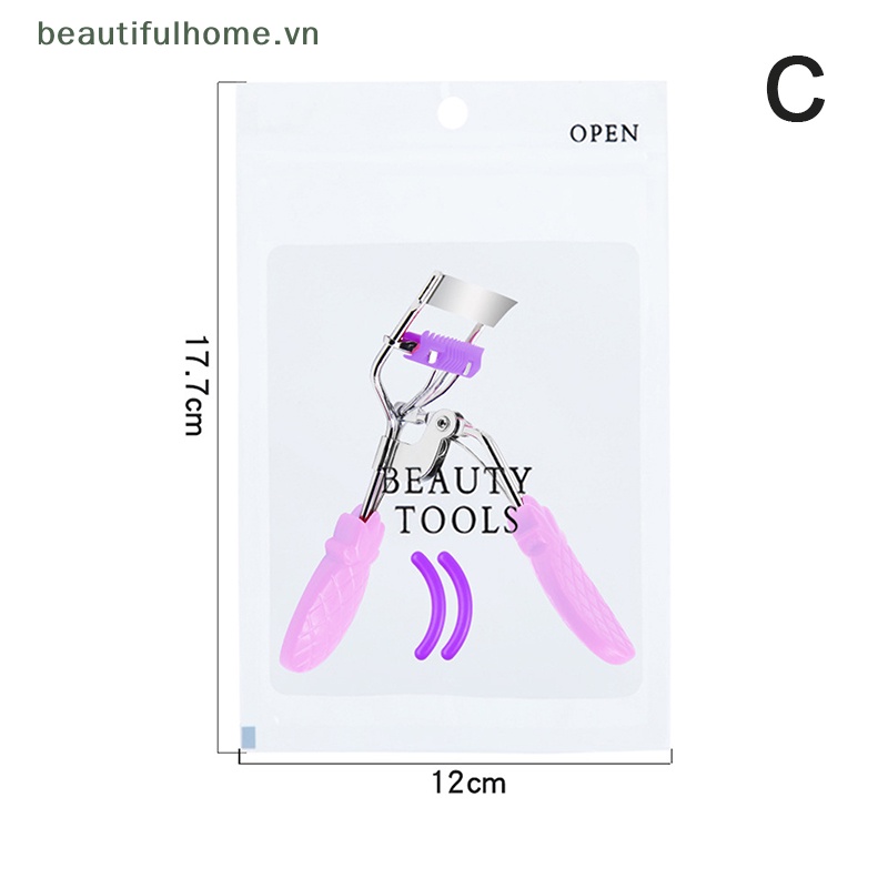Dụng Cụ Bấm Cong Mi Chuyên Nghiệp Có Lược Trang Điểm