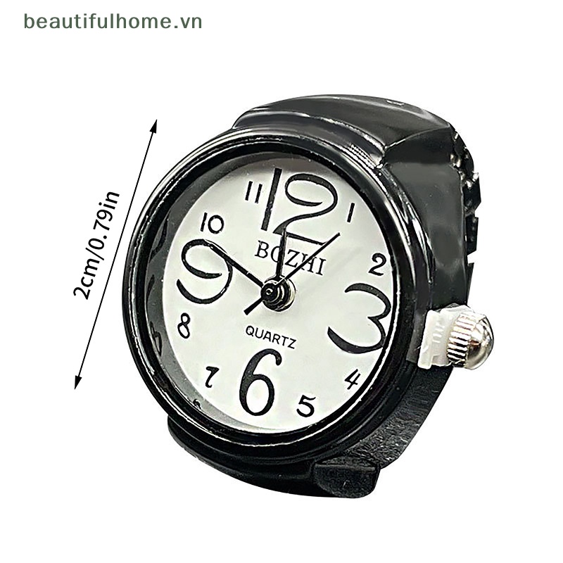 1 Nhẫn Đồng Hồ Co Giãn Phong Cách Punk Cổ Điển Cho Nam Và Nữ