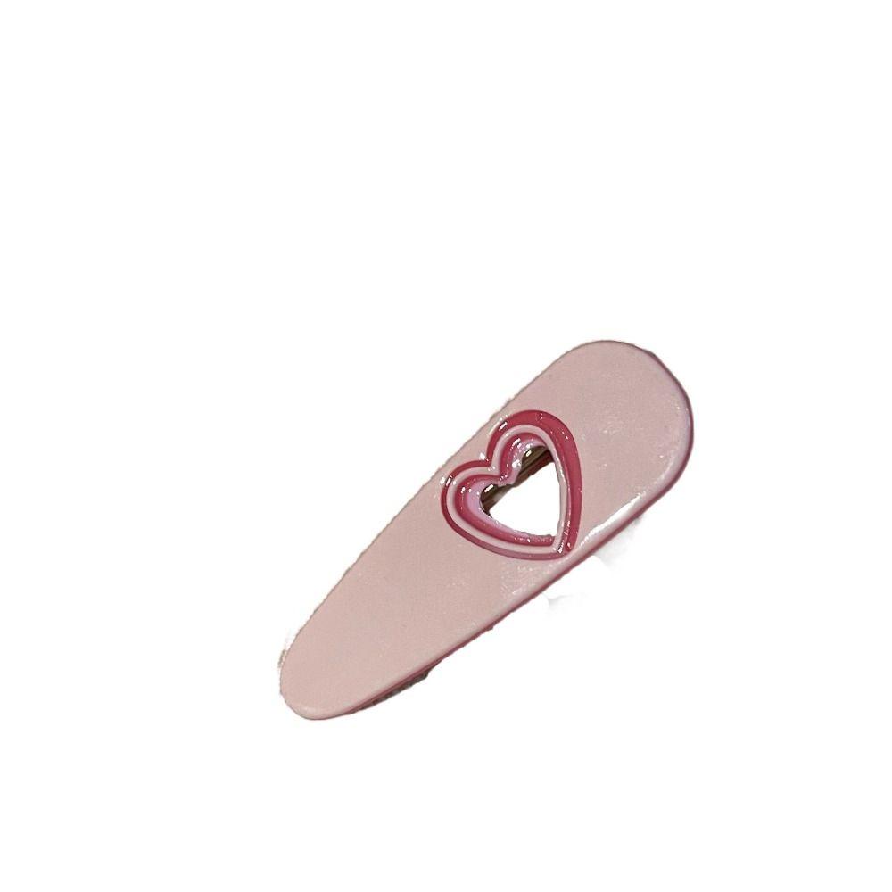 Kẹp Tóc Hình Trái Tim Phong Cách Harajuku Hàn Quốc Ngọt Ngào