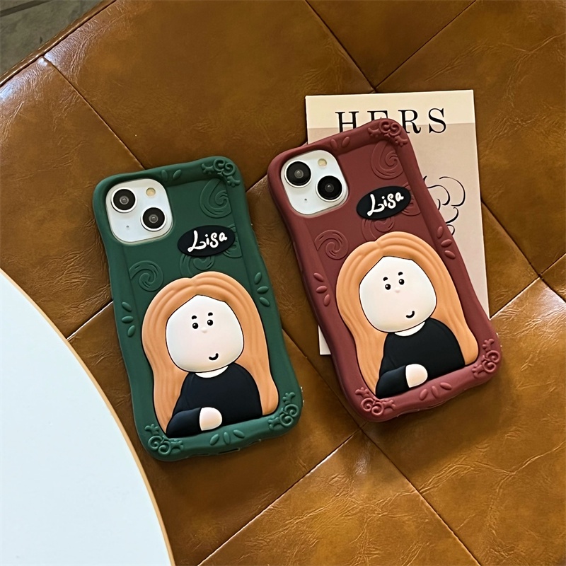 Ốp Điện Thoại Silicon TPU Mềm In Họa Tiết Hoạt Hình 3D Cổ Điển Chống Rơi Cho iPhone 14 13 12 11 Pro Max