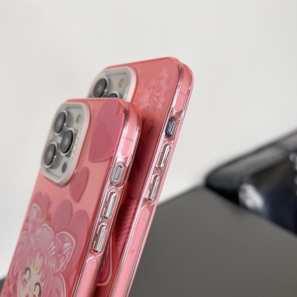 Ốp Điện Thoại tpu Silicon Mềm Trong Suốt Chống Rơi Họa Tiết Hoạt Hình Dễ Thương Cho iPhone 14 13 12 PRO MAX 14 Plus