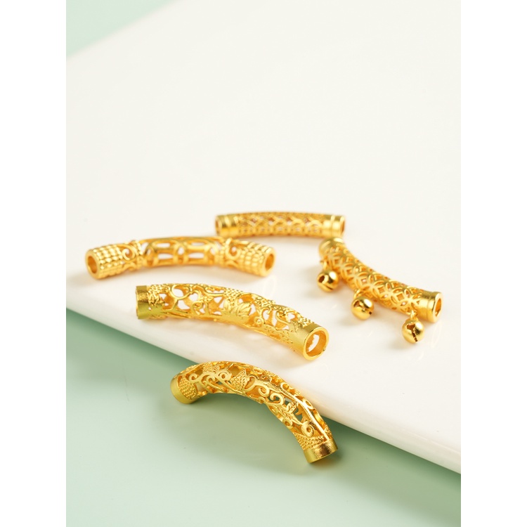 Phụ Kiện Cát Dạng Bện Màu Vàng Bảo Quản Vòng Tay DIY