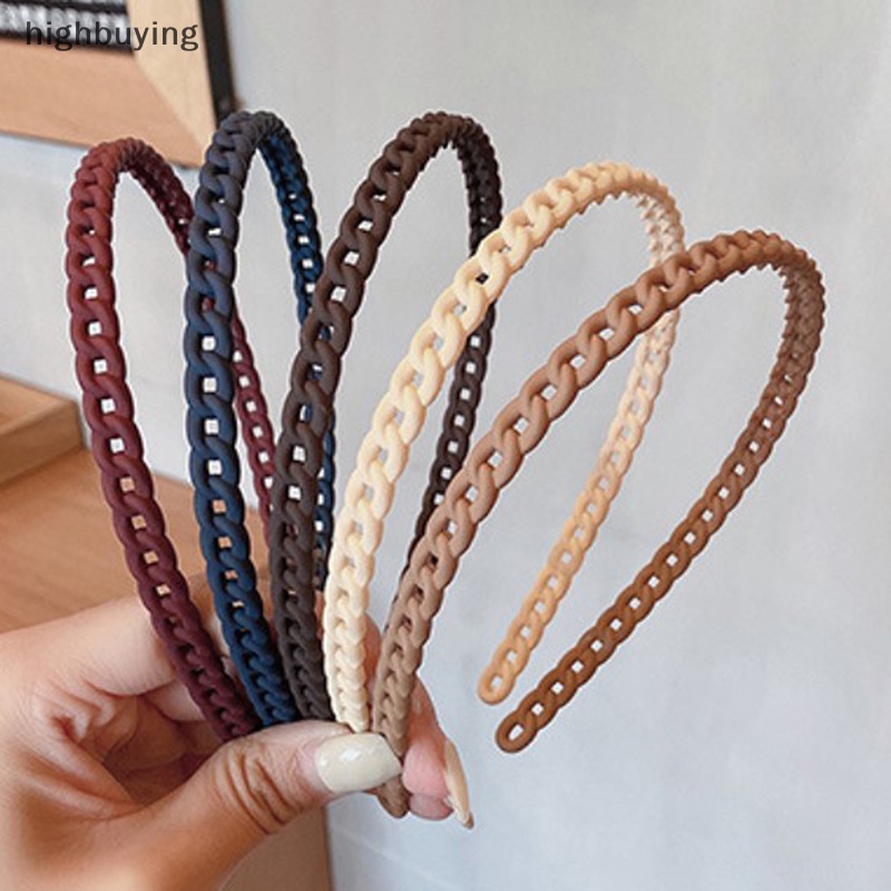 Băng Đô Cài Tóc Màu Sắc Đơn Giản Thời Trang Cho Nữ