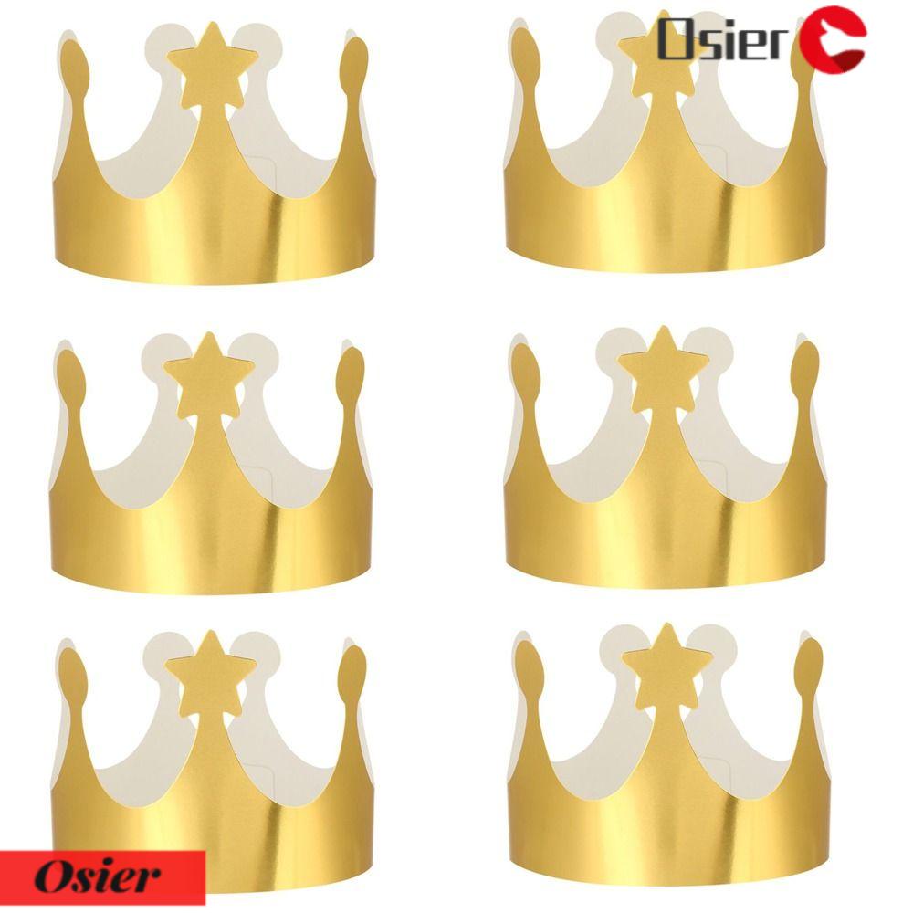 Set 1 / 12 Vương Miện Bằng Giấy Dùng Trang Trí Tiệc Cưới