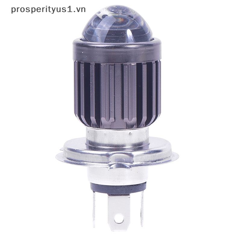 [prosperityus1] Đèn Pha LED H4 12V Ánh Sáng Trắng Cao Thấp Cho Xe Máy