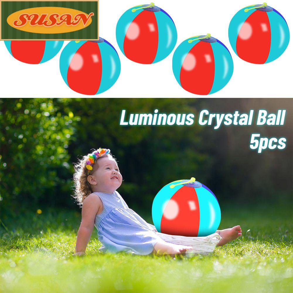 Bộ 5 Quả Bóng PVC Phát Quang Dùng Tập Thể Thao Cho Cả Gia Đình