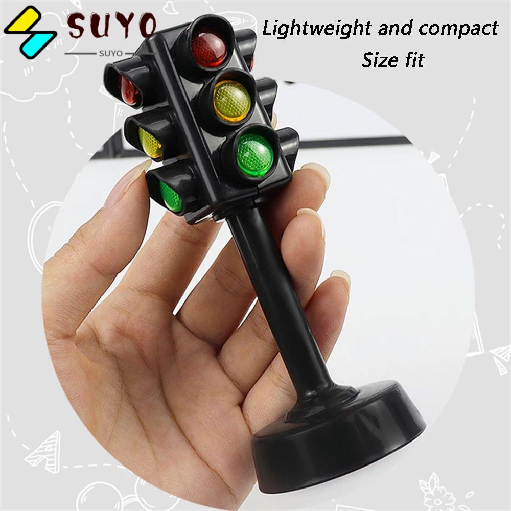 SUYO Mô Hình Đèn Giao Thông Đồ Chơi Bằng Nhựa Cho Bé