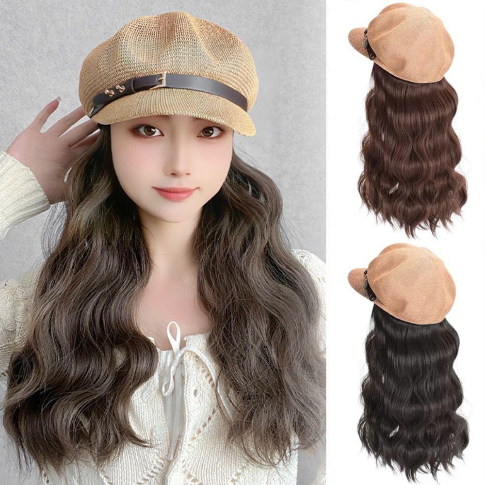 Tóc Giả Nối Dài Bằng Sợi Tổng Hợp Tự Nhiên Kháng Nhiệt Thoáng Khí Cho Nữ