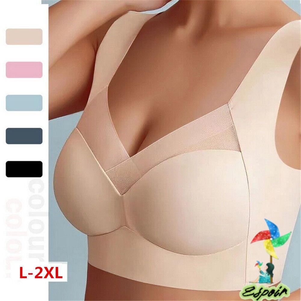 Áo Ngực Thể Thao Không Gọng Chống Sốc Co Giãn Thoải Mái Dành Cho Nữ