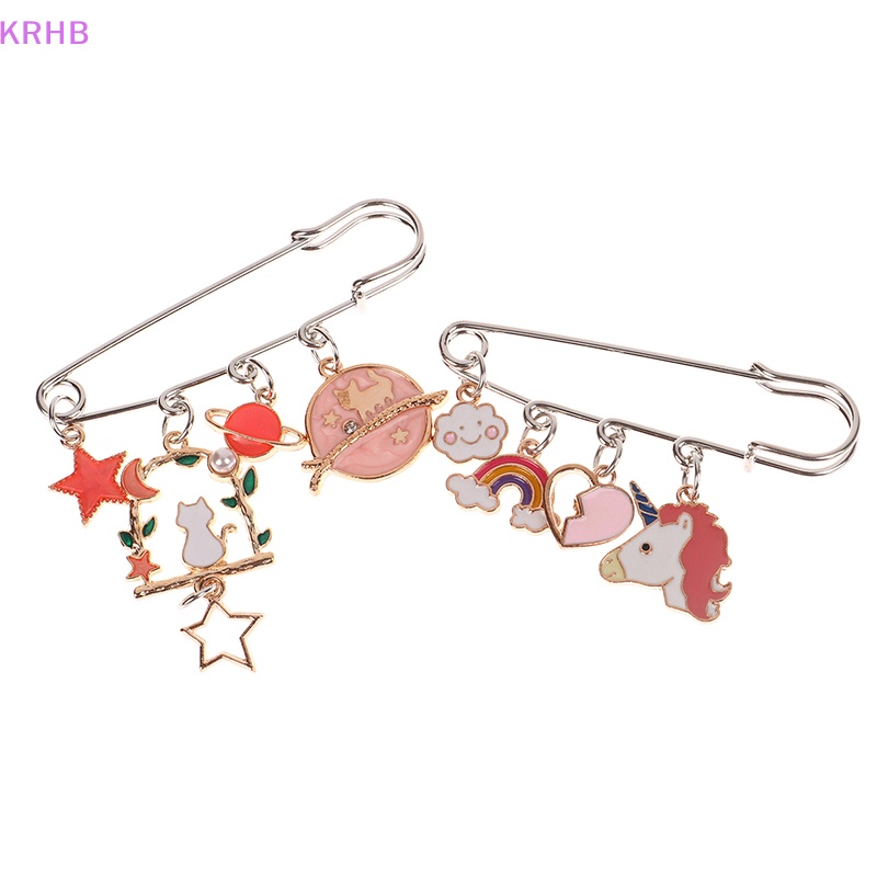 Ghim Cài Áo Hình Thỏ Đính Đá Nhân Tạo Thời Trang Dành Cho Cả Nam Và Nữ Mới