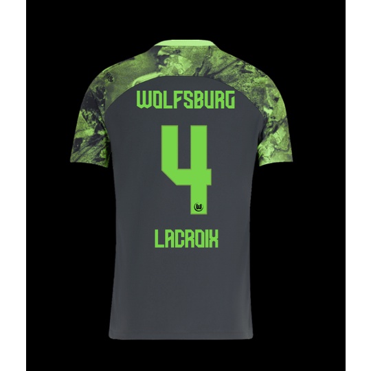 Bhs 2023-2024 vfl wolfsburg away jersey lacroix vandeven arnold svanberg wind football tshirts plus size bsh