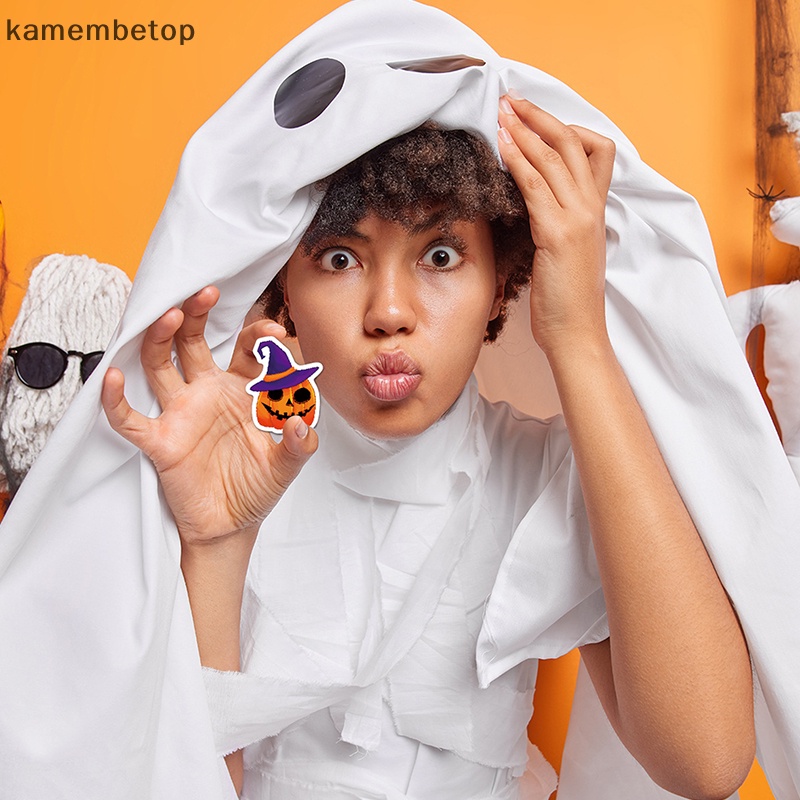 Bộ 100 Miếng Dán Vinyl Chống Thấm Nước Chủ Đề Halloween