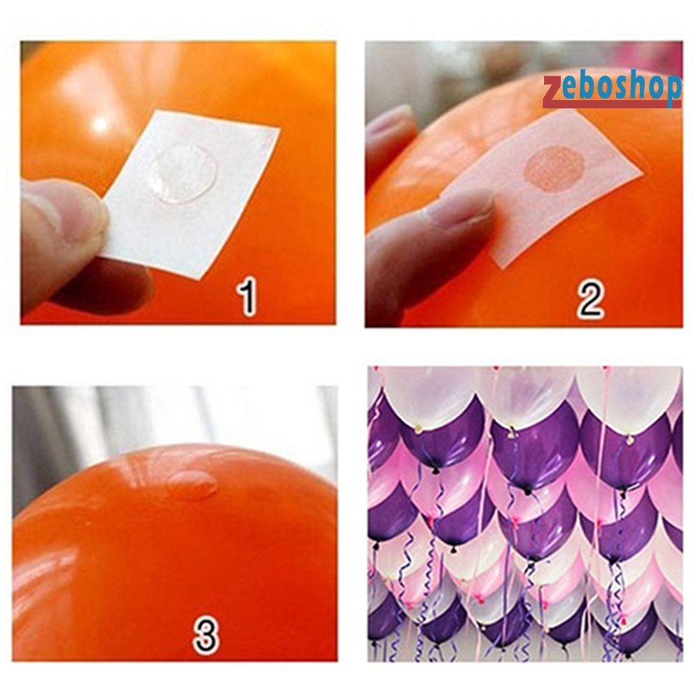 Set 100 Băng Keo Hai Mặt Độ Dính Cao Trang Trí Nhà Cửa / Tiệc Tùng