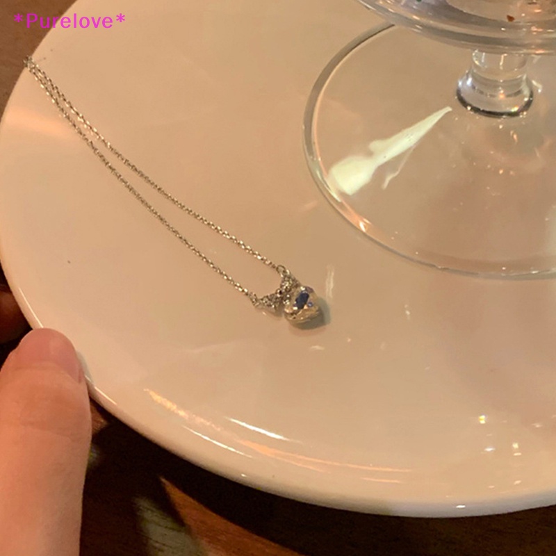 Vòng cổ Mặt Hình Nơ Đính Đá Zircon Màu Hồng Xinh Xắn Cho Nữ Mới