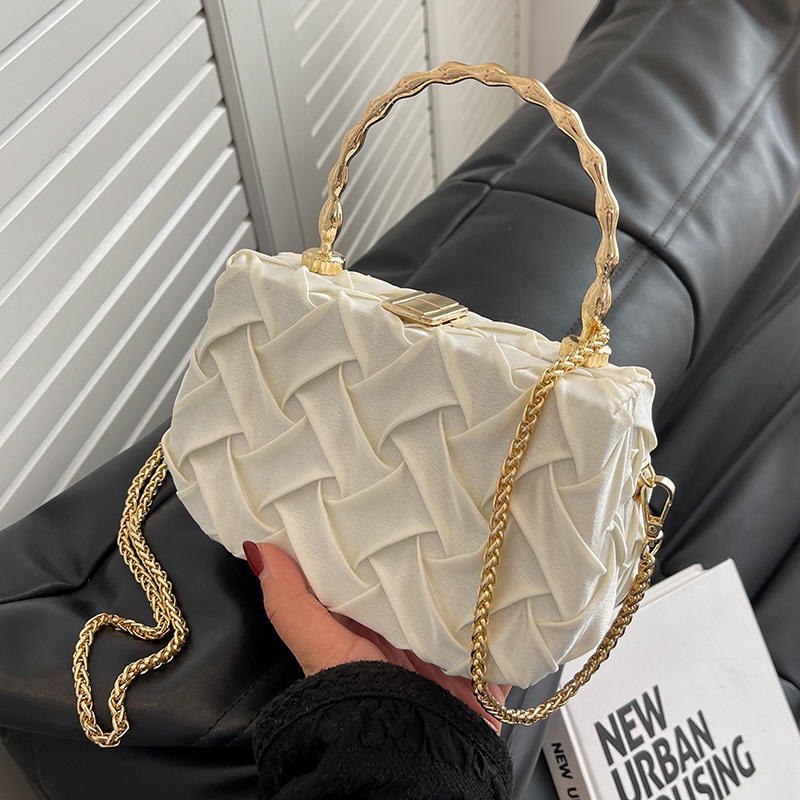 Túi Xách Dệt Kim Đeo Chéo Thời Trang Cho Nữ