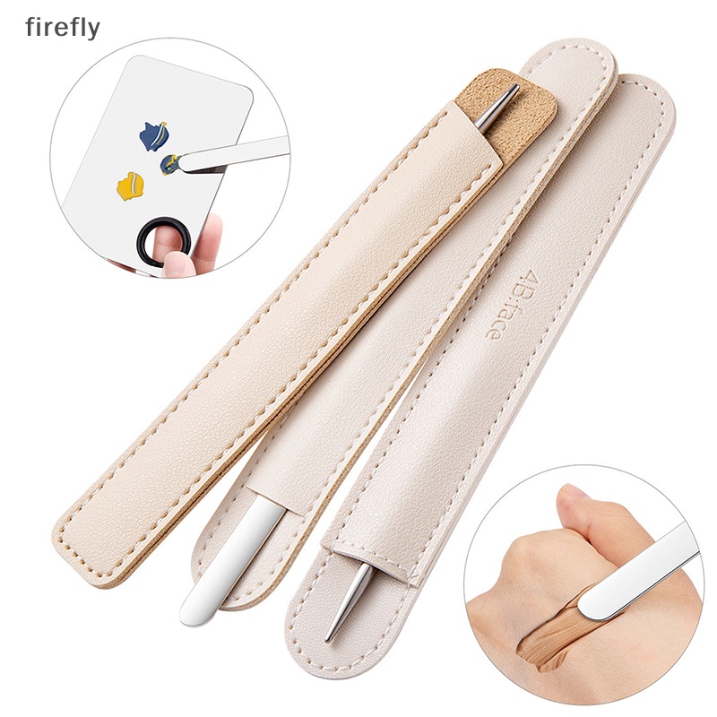 1 Que Trộn Kem Nền Hai Đầu Bằng Thép Không Gỉ