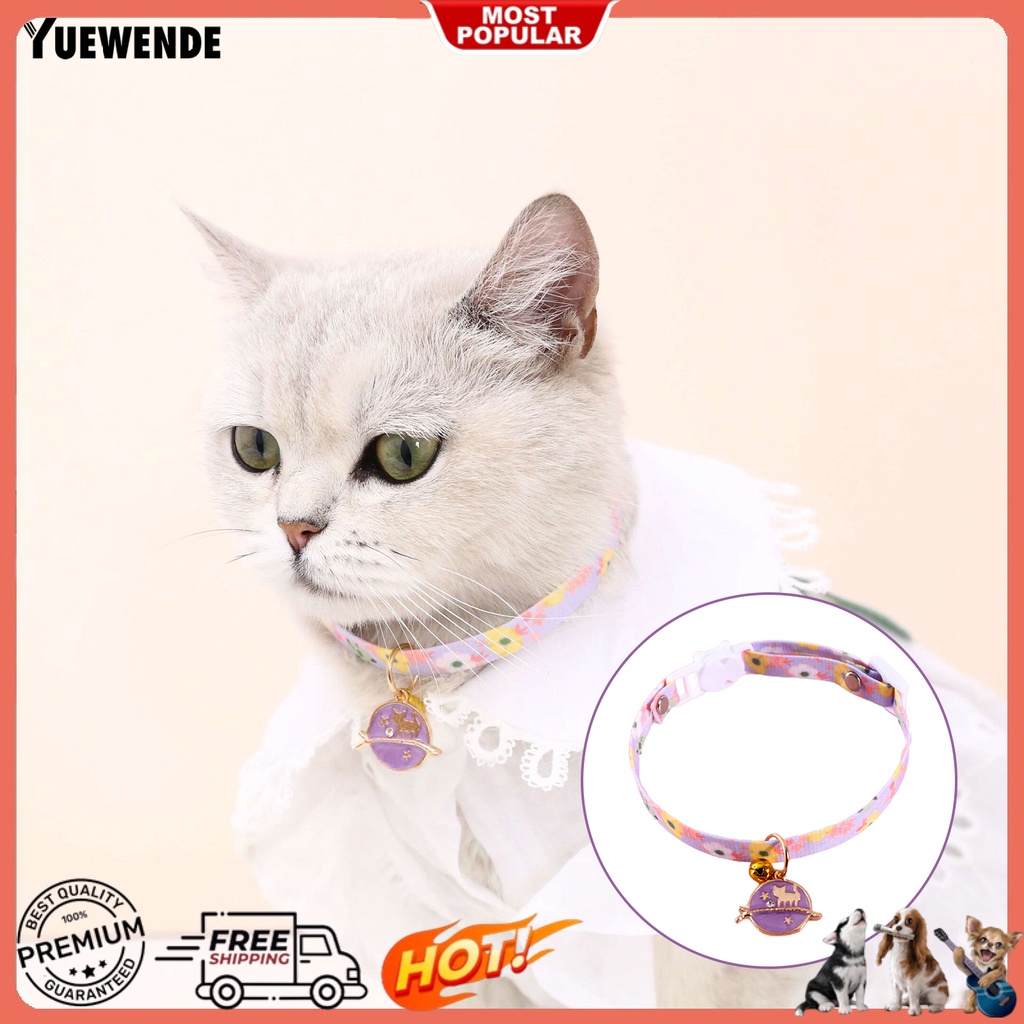 Vòng Cổ Polyester Gắn Chuông Trang Trí Cho Thú Cưng