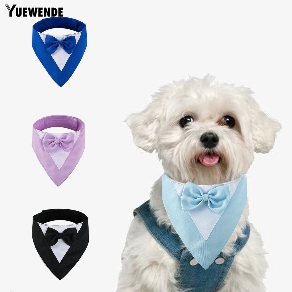 Khăn Quàng Cổ Tam Giác Thắt Nơ Dễ Điều Chỉnh Cho Thú Cưng