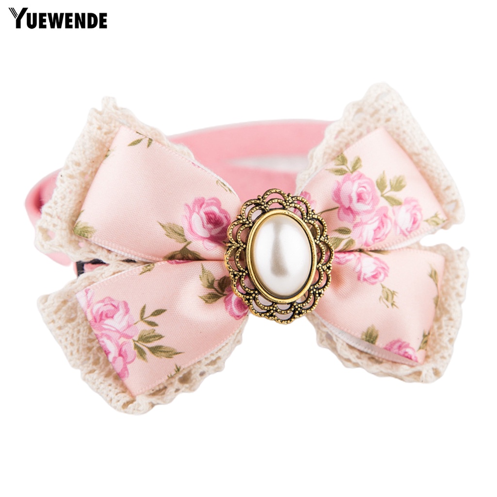 Vòng Đeo Cổ Họa Tiết Hoa Xinh Xắn Cho Thú Cưng YQ.E