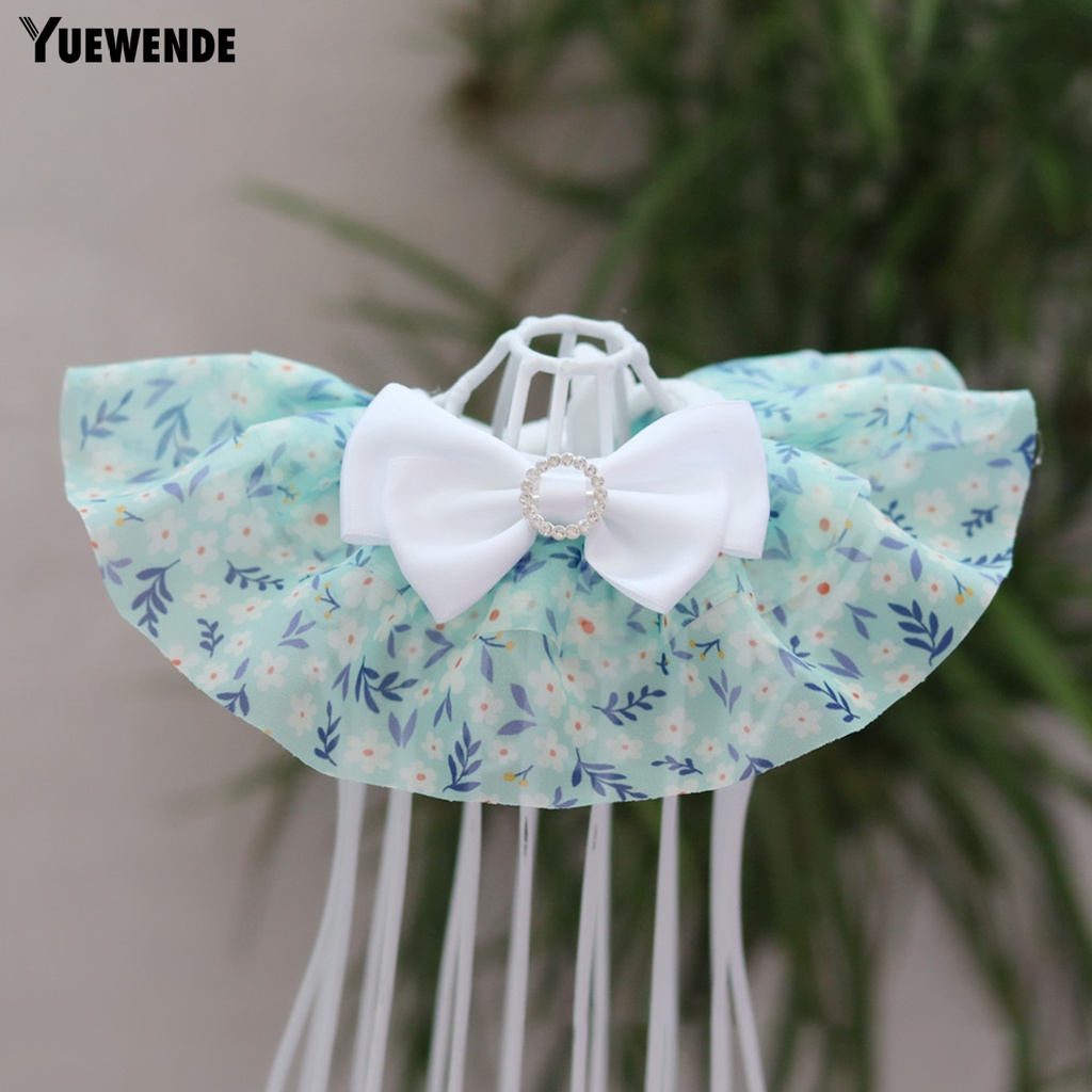 Yếm Đeo Cổ Họa Tiết Hoa Dễ Thương Cho Thú Cưng