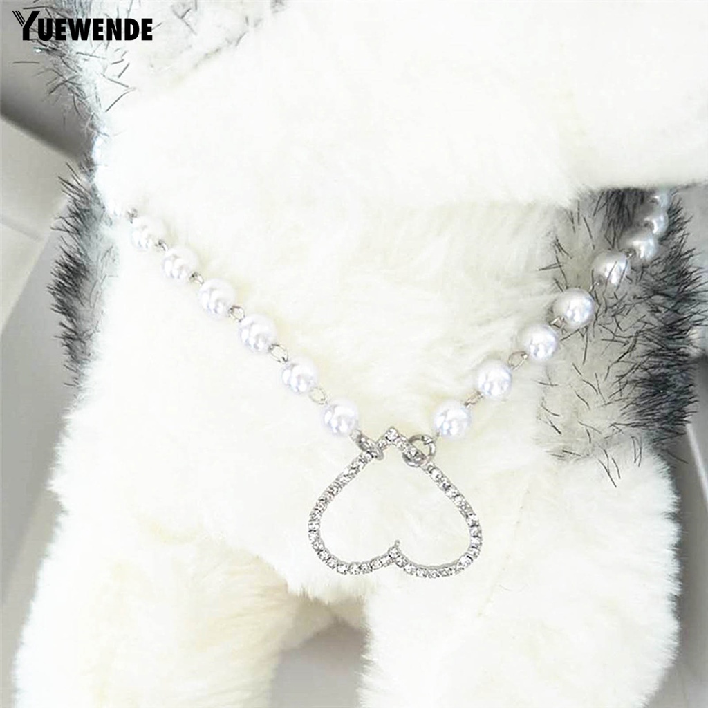 Yq.e Vòng Cổ Mặt Trái Tim Rỗng Bằng Đồng Sáng Bóng Chống Dao Trang Trí Vòng Cổ Dành Cho Cún Cưng Đám Cưới