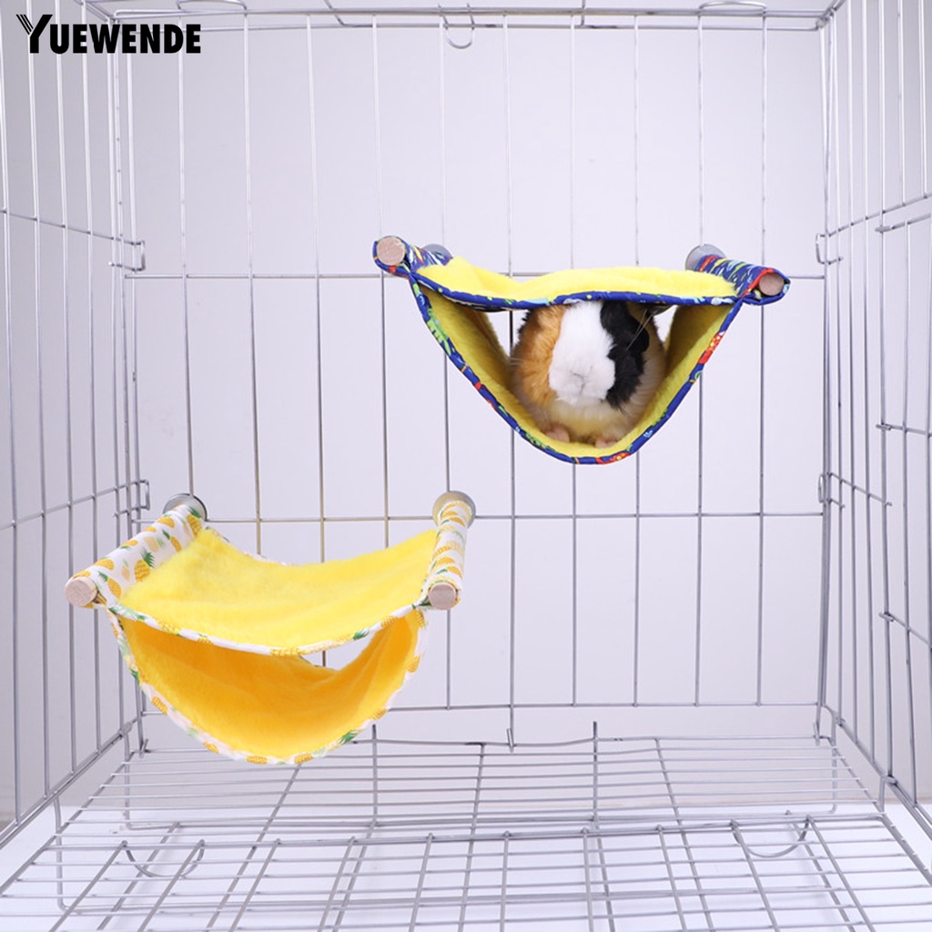 Võng Treo Hai Lớp Mềm Mại Thoải Mái Chống Cắn Cho Chuột Hamster