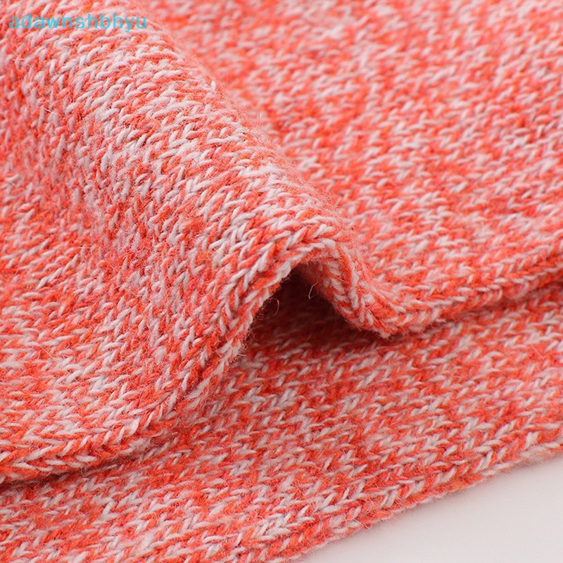 1 Đôi Tất Len Cotton Dày Giữ Ấm Mùa Đông Màu Trơn Chất Lượng Cao