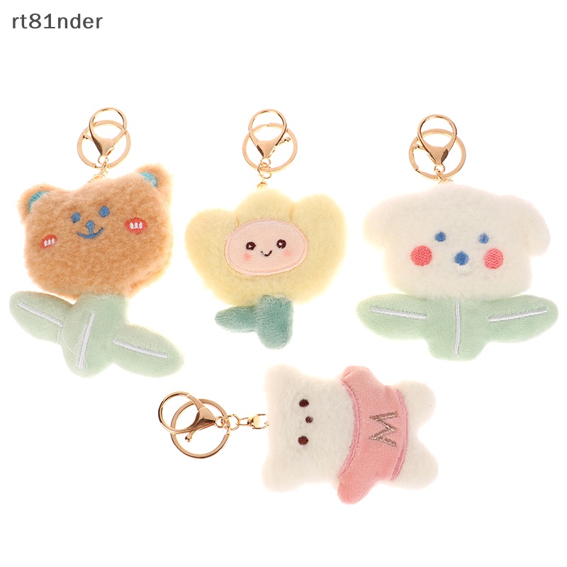 Rt Móc Khóa Gấu Bông Tulip Hoạt Hình Dễ Thương