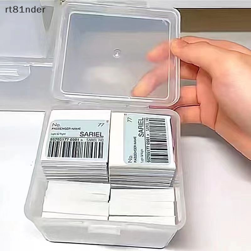 Bộ 2 Hộp Nhựa Đựng Trang Sức Nắp Lật Chống Bụi Siêu Bền